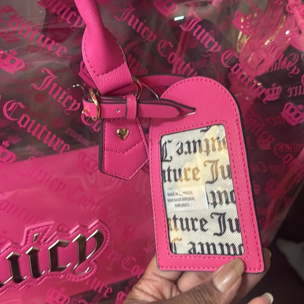Juicy Couture Free love clear weekender bag - Picture 3 of 8